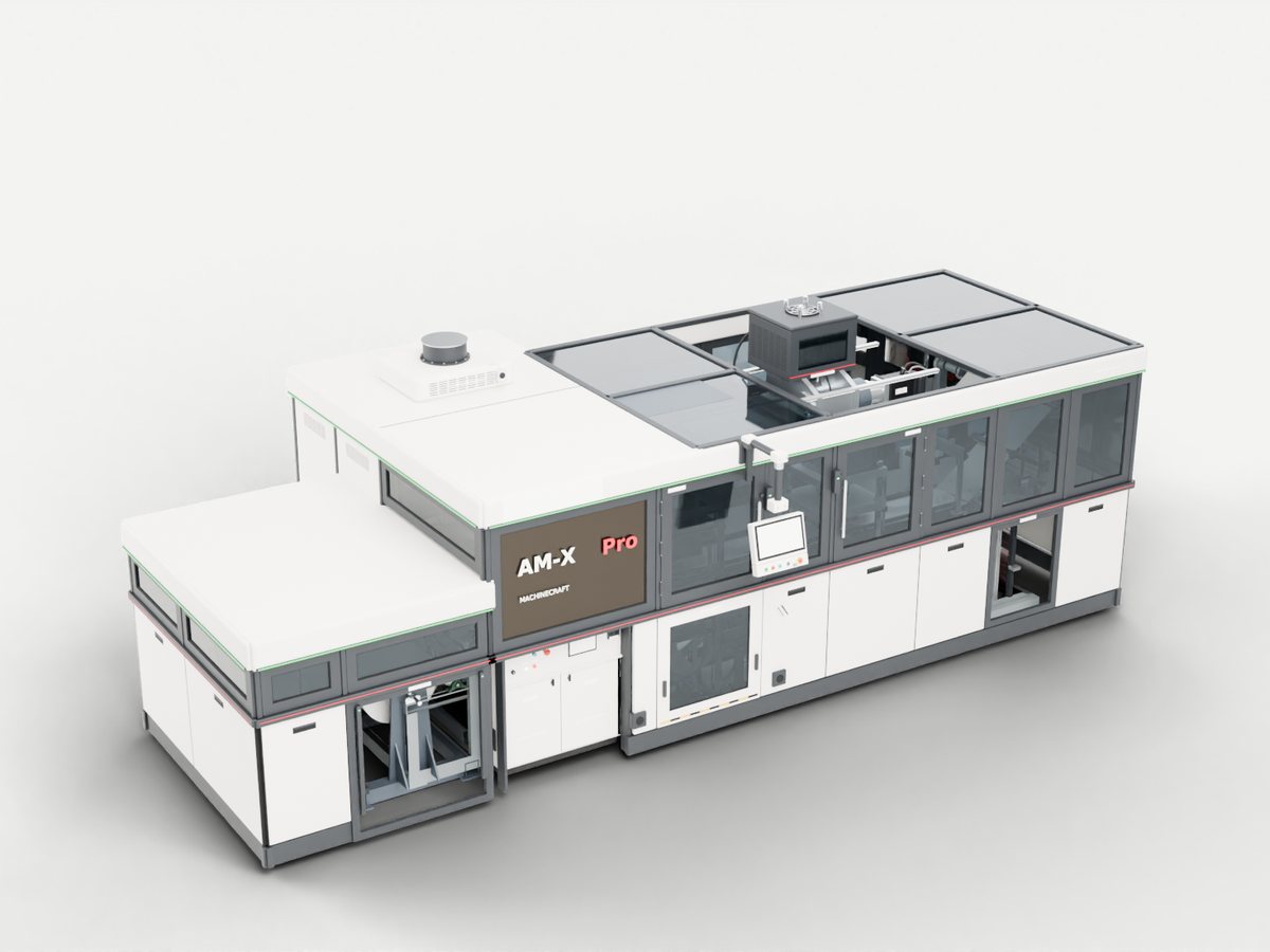 AM-X Pro all-servo roll-fed thermoformer with inline vision inspection
